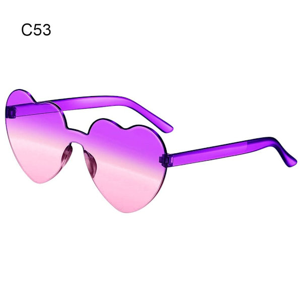 Hjärtformade solglasögon Hjärtglasögon C53 C53 C53