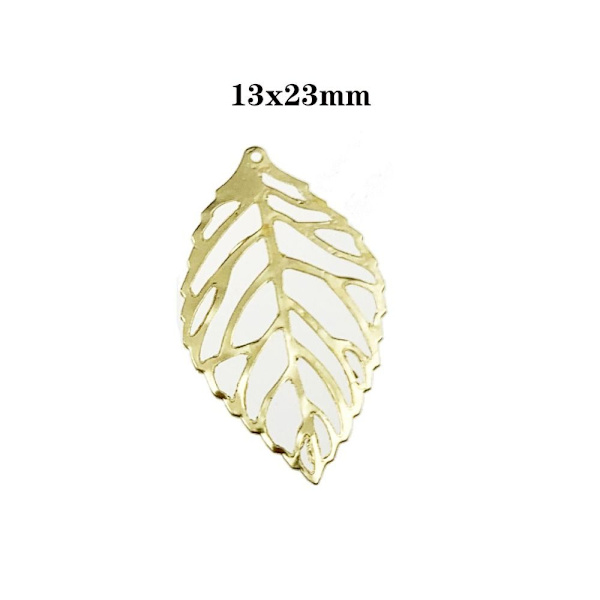 Leaf Charms Hollow Leaf Charms 1 1 1