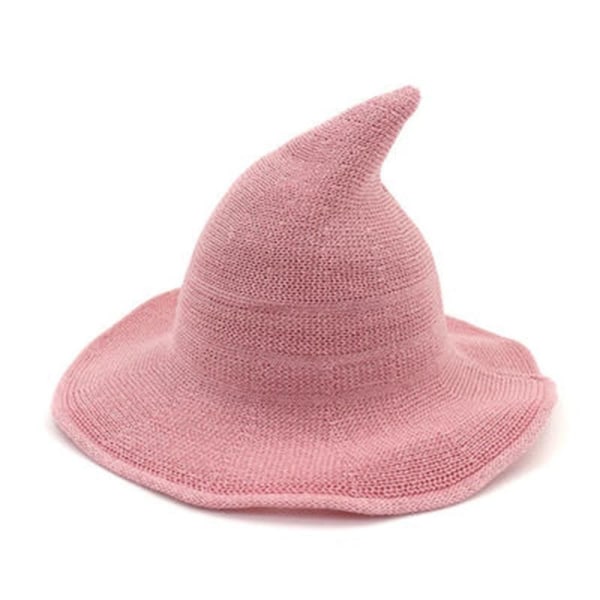Halloween Häxhatt Long Point Hat ROSA pink