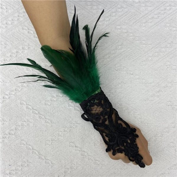 Långa handskar Natural Feather 6 6 6