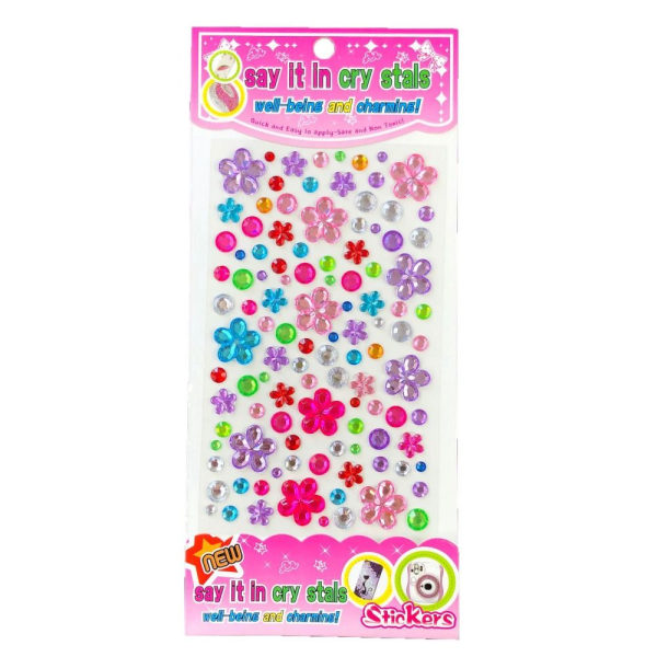 Crystal Stickers Rhinestone Stickers 2 2 2
