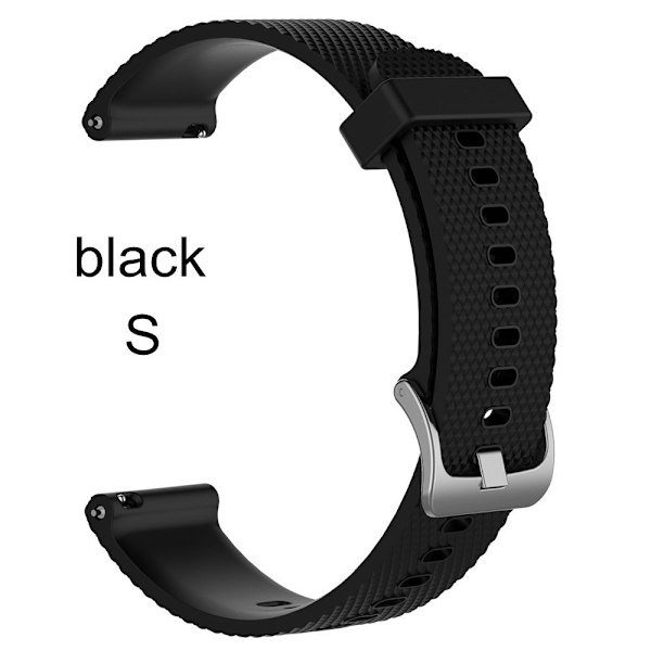 Watch 22 mm armband SVART S