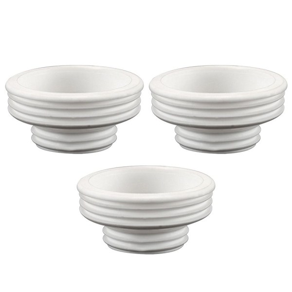 1/3st Avloppsrör Tätningsring Vattenrör Cover 3ST 3ST 3pcs 3pcs