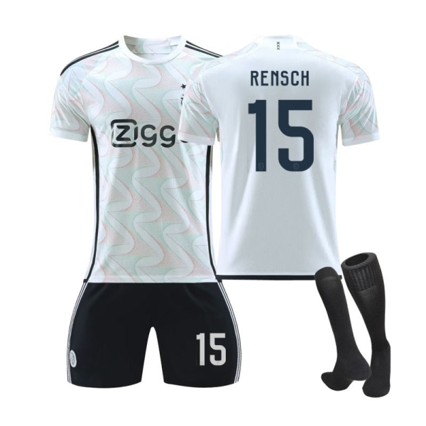 23-24 Ajax Borta #15 RENSCH Shirt Training Kit XL
