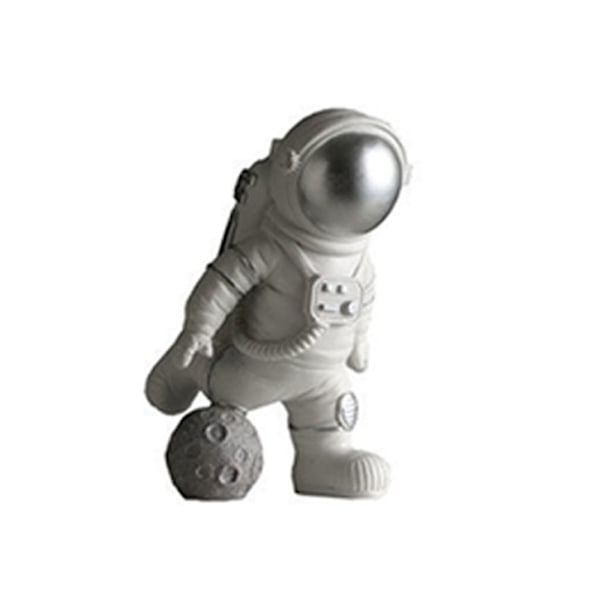 Astronautfigurer Spaceman Moon Skulptur Dekorativ D D D