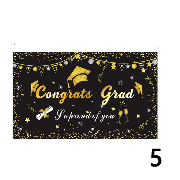 Graduation Season Banner Graduationsdekorationer B5 5 B5