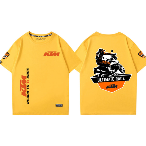KTM Red Bull offroad motorcykel riddräkt racing dräkt kortärmad T-shirt yellow L