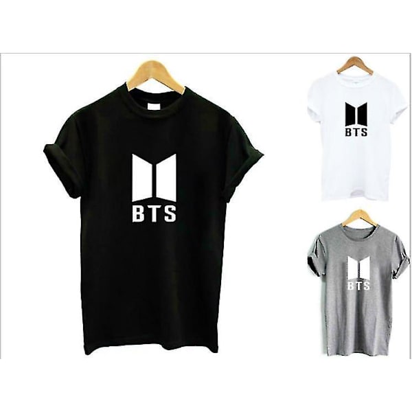 Bts Kortärmad T-shirt Dam Vit T-shirt S T-shirts Casual Lösa toppar black