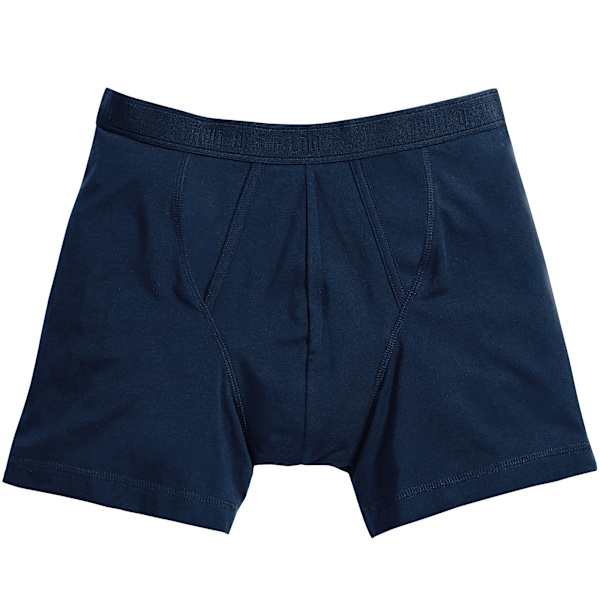 Fruit Of The Loom Klassiska boxer för män (paket med 2) Deep Deep Navy M