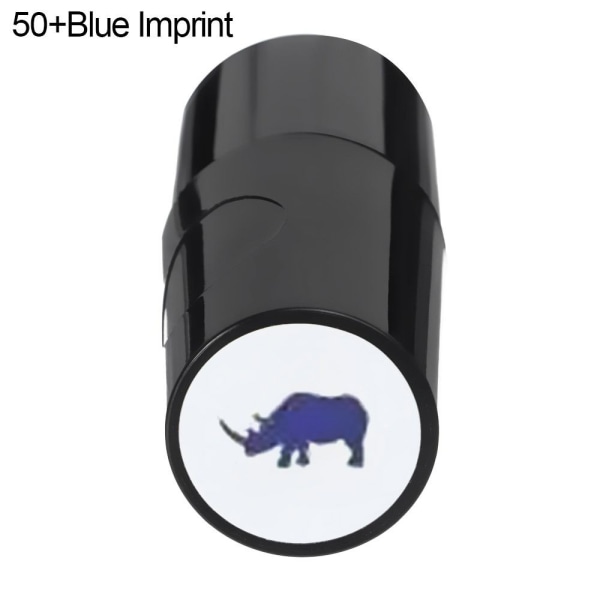 Golfbollstämpel Golfstämpelmarkör 50+BLÅT IMPRINT 50+BLÅT 50+Blue Imprint