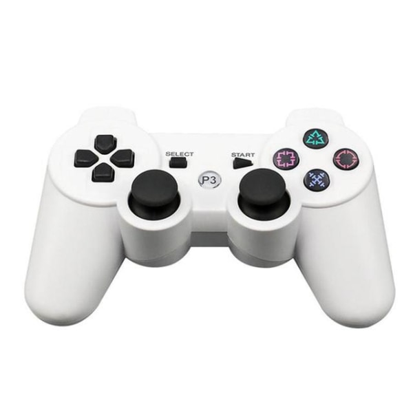 Trådlös bluetooth gamepad för PS3 Controle spelkonsol White
