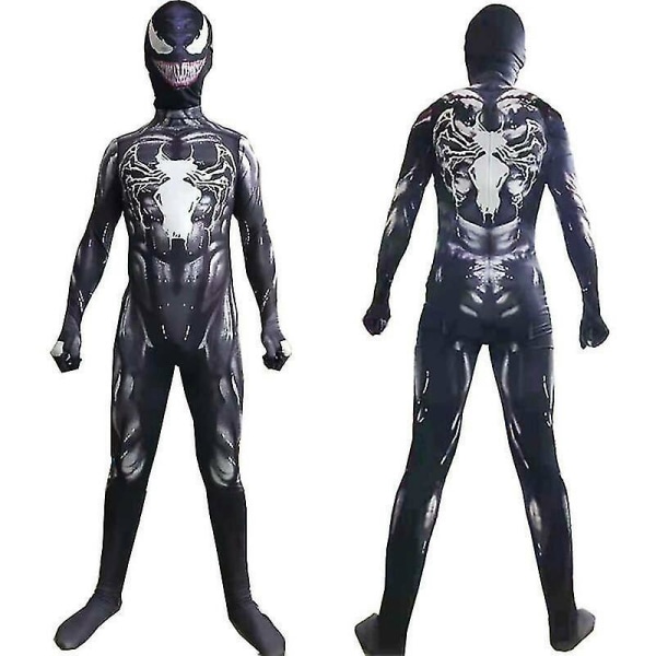 Barns Spider-man Iron Man kostym Cosplay Panther Venom Jumpsuit.a.-1 venom