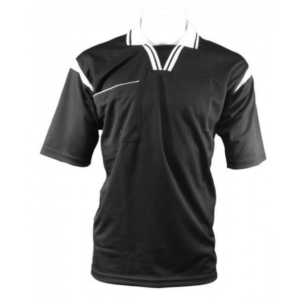 Carta Sport Herr kortärmad domartröja L Svart/Vit Black/White L