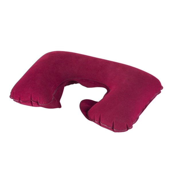 Uppblåsbar Kudde Nackskydd VINRÖTT wine red