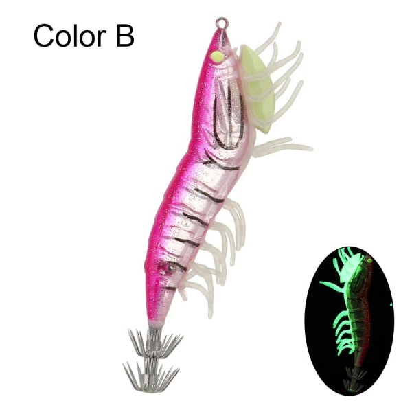 Bläckfiskkrok bläckfisk bete FÄRG B FÄRG B Color B