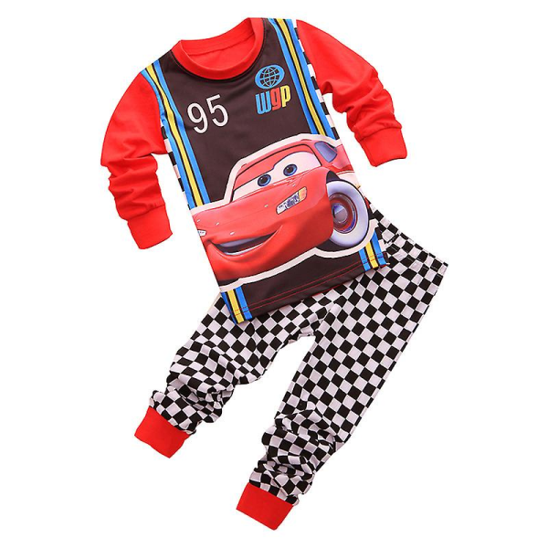 långärmad pyjamas för barn i två set 110cm
