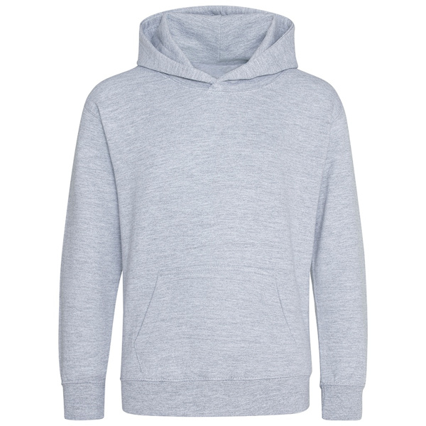 Awdis ekologisk hoodie för barn/barn 3-4 år Heather Grey 3-4 Years