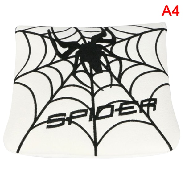 Square Mallet Putter Cover Golf Headcover för TaylorMade Spider A4 A4