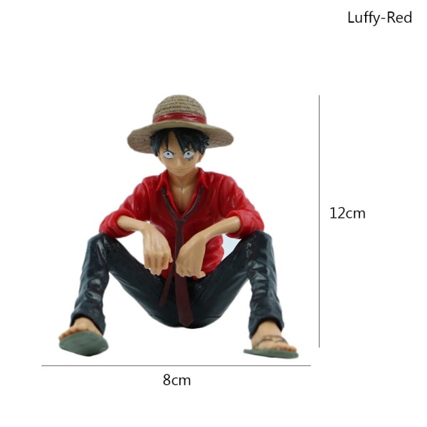 Bilprydnad Action Figur LUFFY-RED Luffy-Red