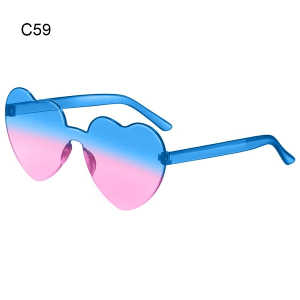 Hjärtformade solglasögon Hjärtglasögon C59 C59 C59