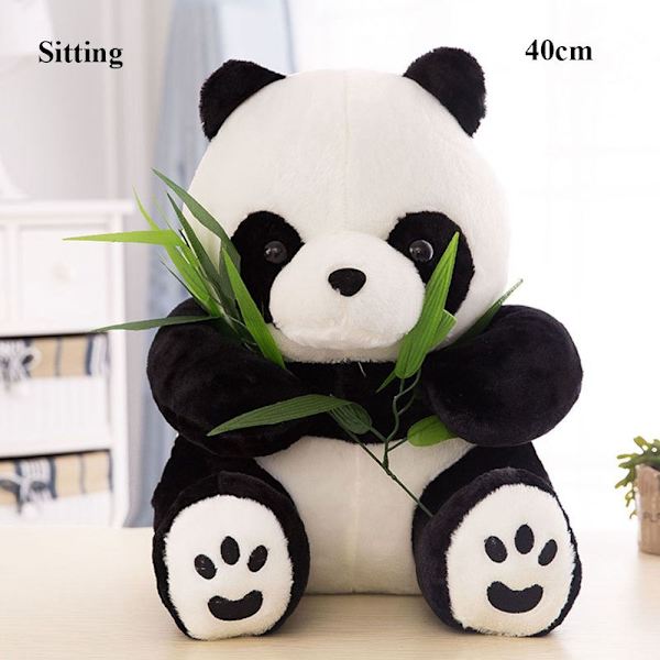 Plysch Panda Gosedjur 40CM SITTA SITTA 40cmSitting 40cmSitting