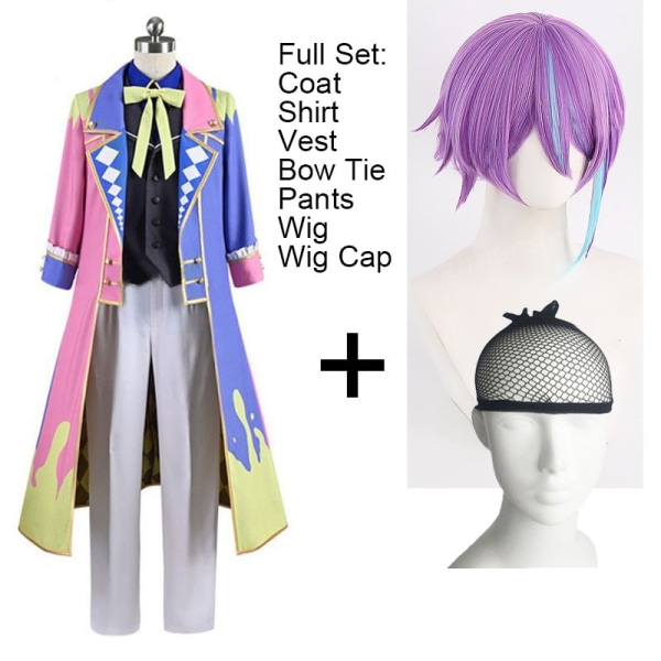 Kamishiro Rui Cosplay Costume Project Sekai Colorful Stage Feat Only Wig XXL Full Set S