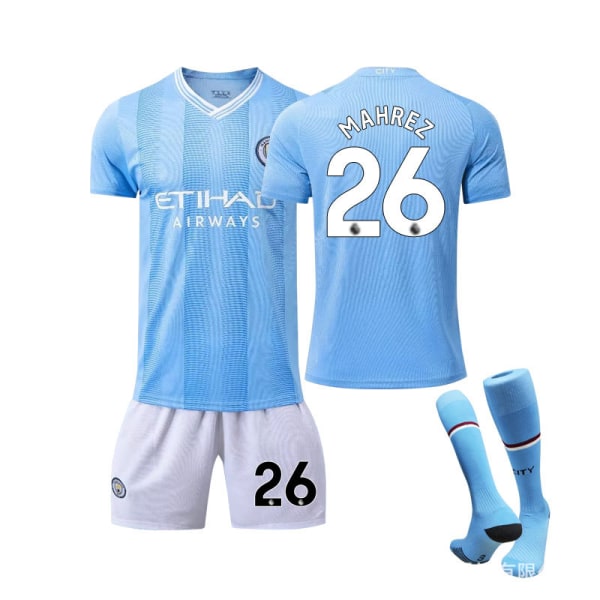 23-24 Manchester City Home MAHREZ #26 Träningströja XL