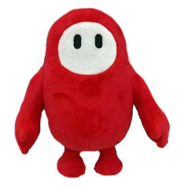 Jelly Bean Ultimate Knockout Fall Killar Plyschleksak Figurspel Tecknad docka Röd 18 cm abf9