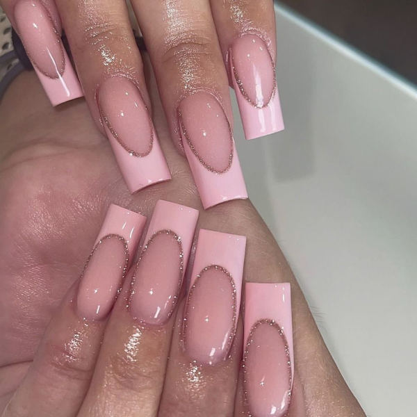 Fake Nails Long Water Pipe 5 5 5