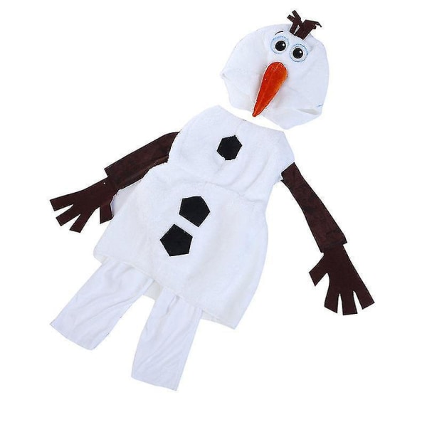 Bekväm Deluxe plysch förtjusande barn Halloween kostym för toddler Barn Favorit tecknad film Snowman