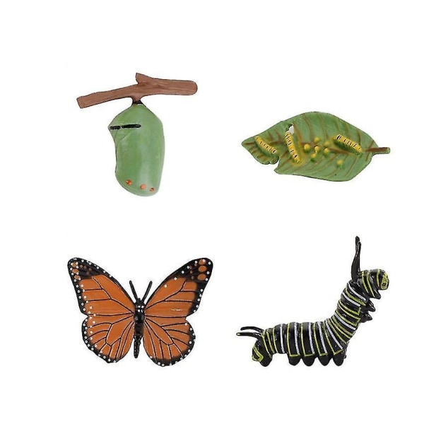Fjärilsdjur miniatyrfigurer modell, varelser leksaksfigurer set