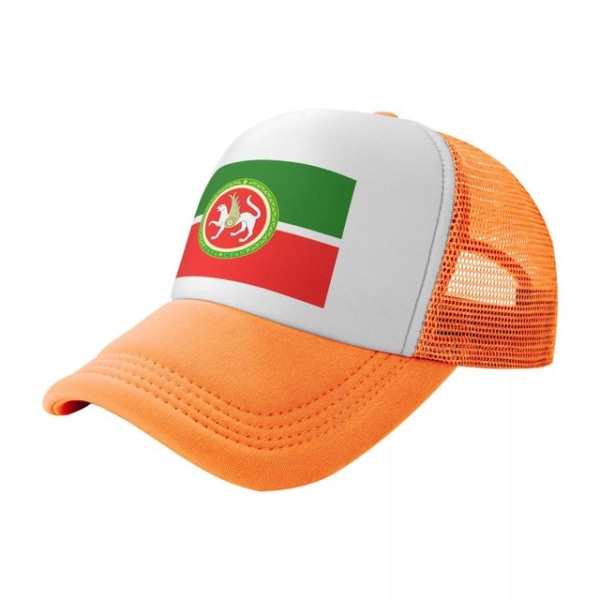 Trucker Cap Herr Tatarstan Flag Hat Baseball Cap Orange
