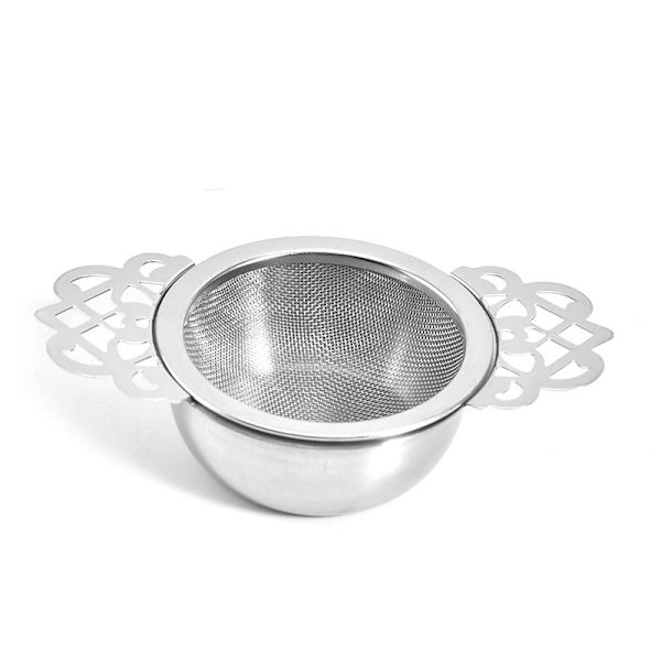 Dubbelskikts finmaskigt mesh i rostfritt stål Silver