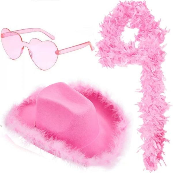 Cowboyhatt Fluffy Feather Boa 4 4 4