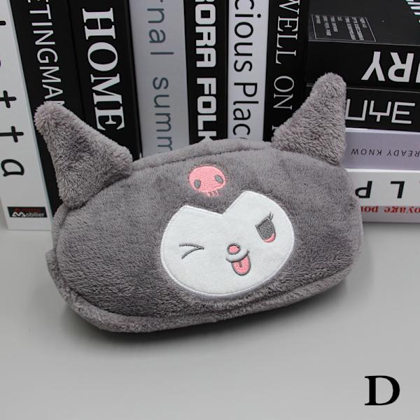 e Pennfodral Case Kawaii Pen Pouch Box Large Capacity Plysch D