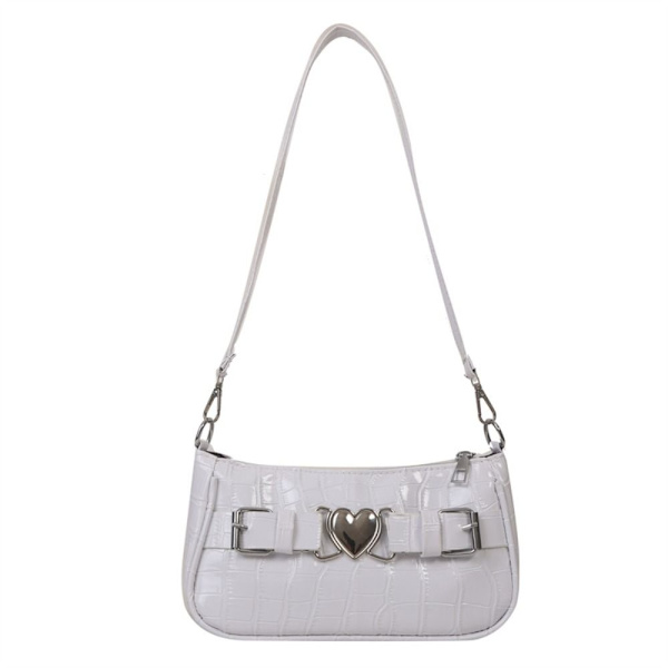 Axelväska Crossbody-väska VIT White
