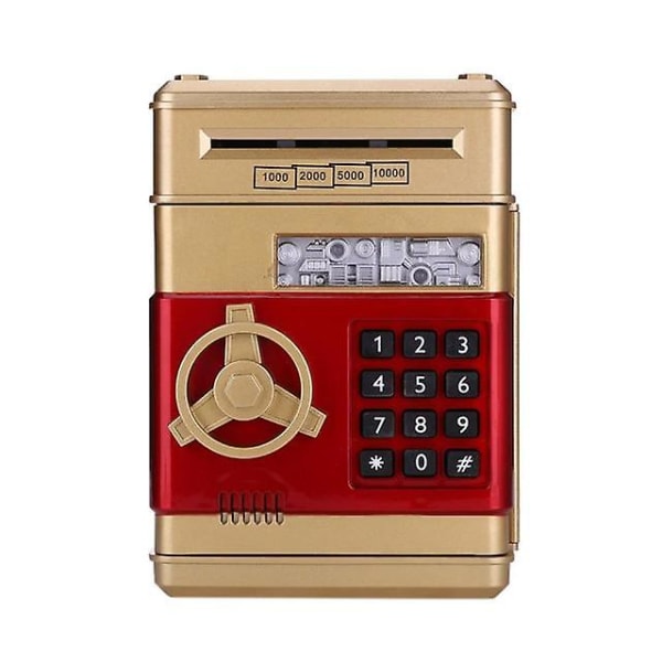 Elektronisk spargris Lösenord Spargris Cash Coin Savings Box Gold