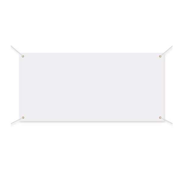 Skyltar Banner Vit