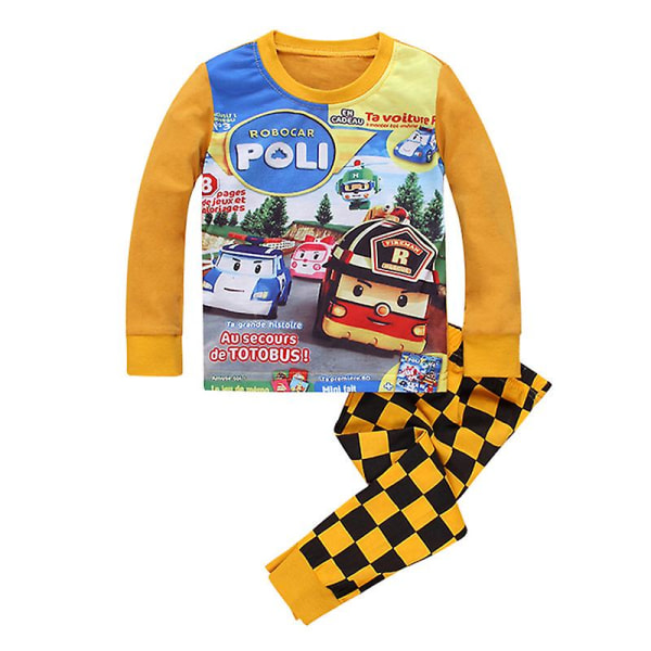 långärmad pyjamas för barn i två set 100cm