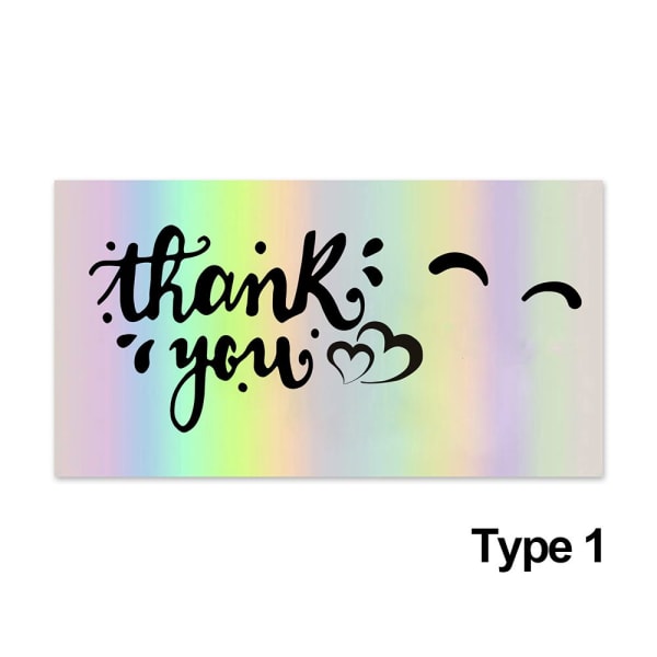 50st Tack för din beställning Uppskatta kort TYP 1 TYP 1 Type 1