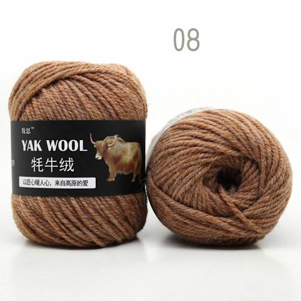 Ull Yak-garn Handstickningsgarn 03 03 03
