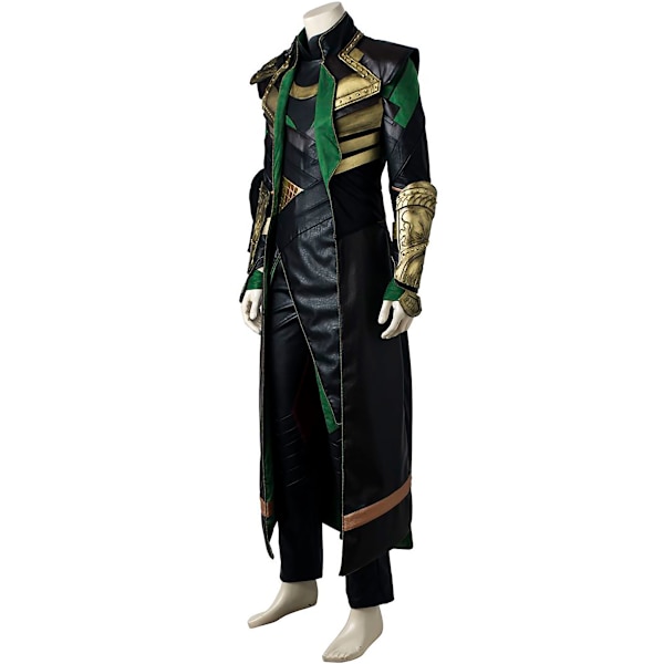 Thor：The Dark World cosplay kostymer Loki Laufeyson outfit för Black XL XS