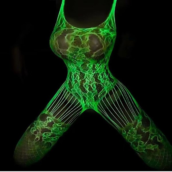 Nätstrumpor Glow in The Dark C C C