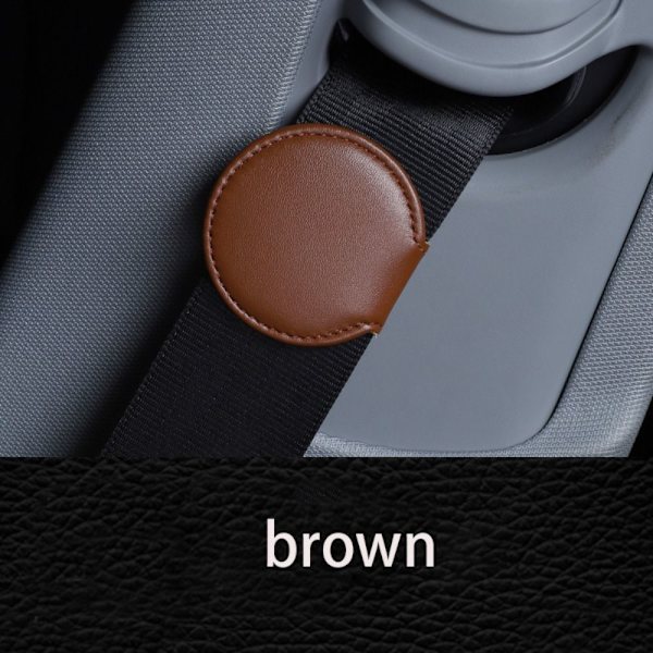 Säkerhetsbältesjustering Säkerhet Bältesstoppare BRUNT brown