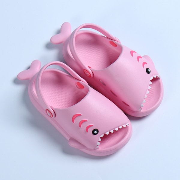 Haj Tofflor Barn Badtofflor EVA Shark Crocs Sandaler Söt Barntofflor 2-6 År Gammal Light Blue 150mm Light Blue 150mm