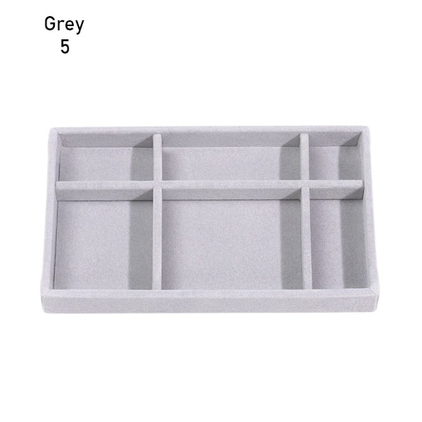 Roterande smyckeskrin Örhängehållare GRÅ 5 grey 5