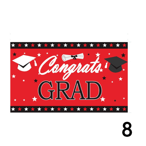 Graduation Season Banner Graduation Decorations A8 8 A8