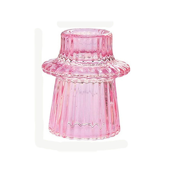 Ljushållare Ljusstake ROSA 01 01 pink 01-01