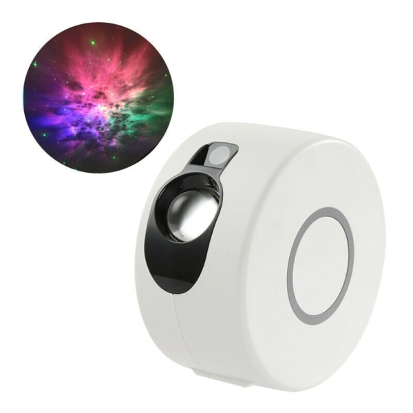 Fjärrkontroll Star Projector, Galaxy Night Light, USB lampa för hem, bar, café, restaurang, bröllop, fest, dekoration vit white