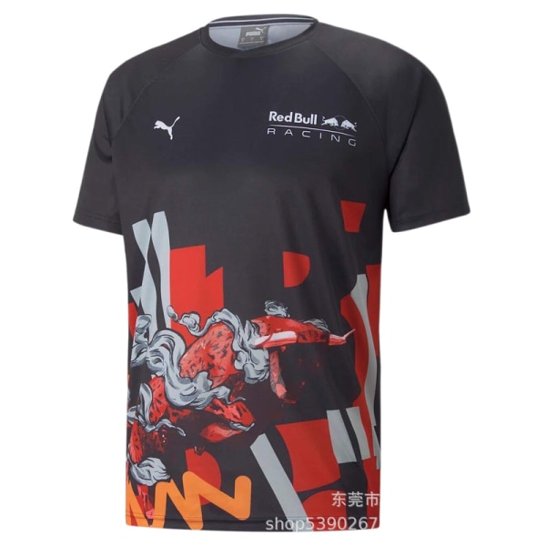 2023 sommar F1 racing kostym stilig kortärmad T-shirt för män M